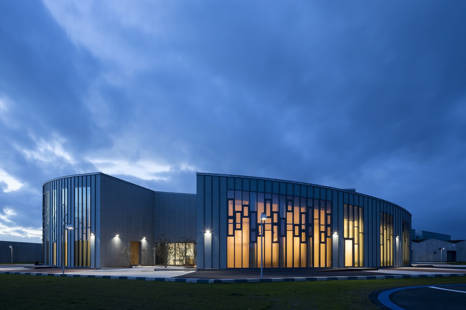Storstrøm Prison at night